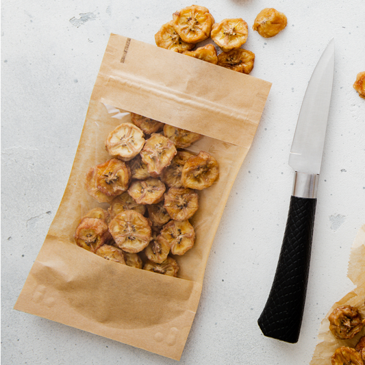 100% Natural Dried Banana Slices 🍌 – No Sugar, No Preservatives